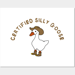 Certified silly goose Posters and Art